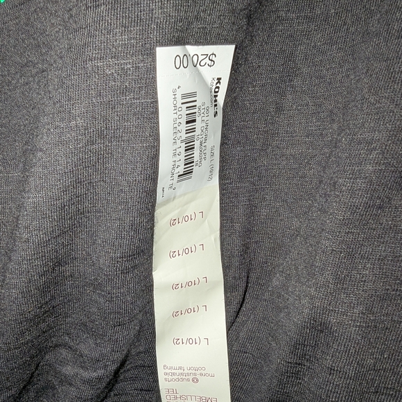 SO Black Tee with Sequin Unicorn Design - Picture 2 of 8